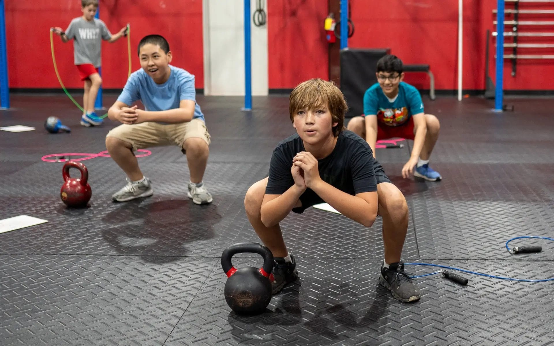 kids do warmup